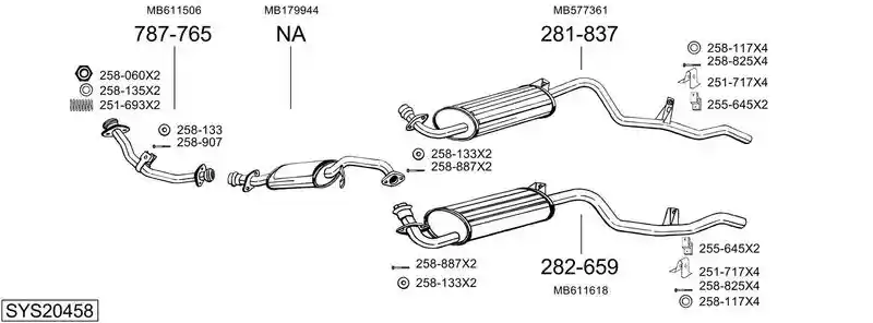 BOSAL SYS20458
