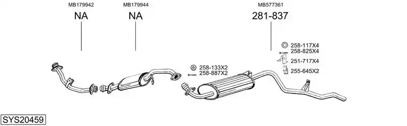 BOSAL SYS20459