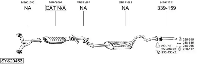 BOSAL SYS20463