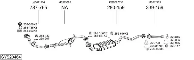 BOSAL SYS20464
