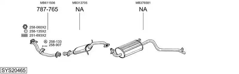 BOSAL SYS20465