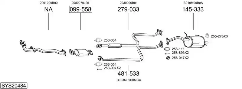 BOSAL SYS20484