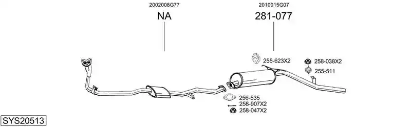 BOSAL SYS20513
