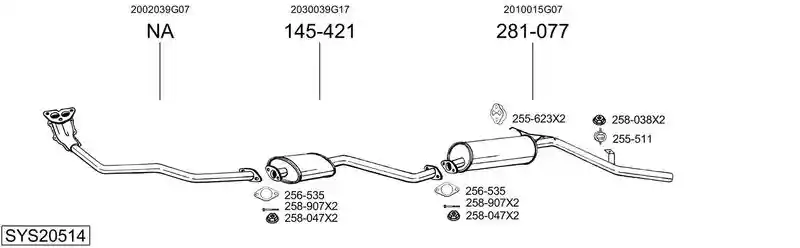 BOSAL SYS20514