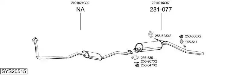 BOSAL SYS20515