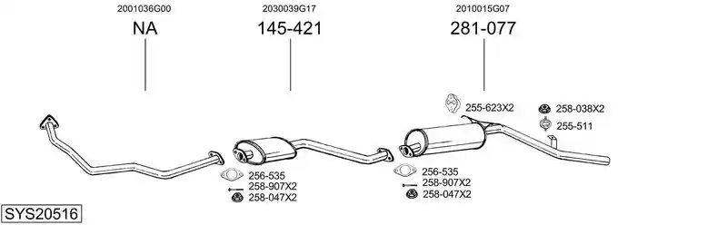 BOSAL SYS20516