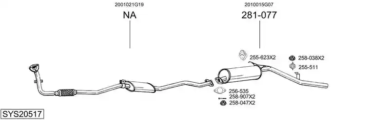 BOSAL SYS20517