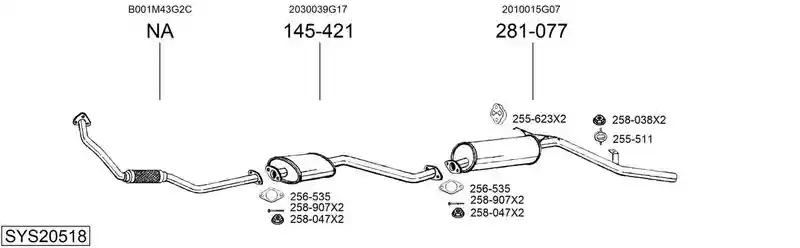 BOSAL SYS20518