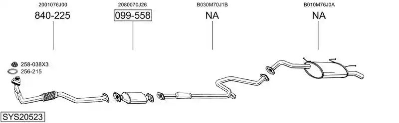 BOSAL SYS20523