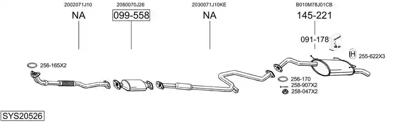 BOSAL SYS20526