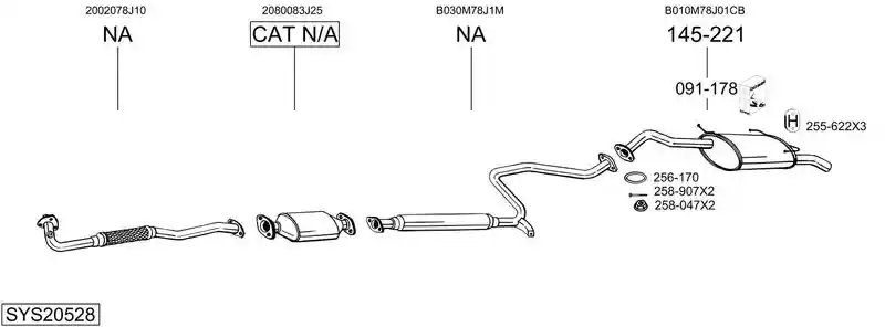 BOSAL SYS20528