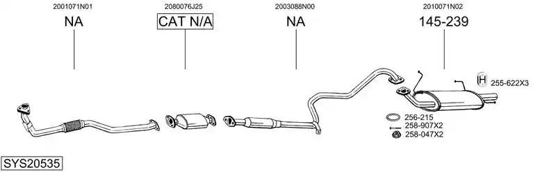 BOSAL SYS20535