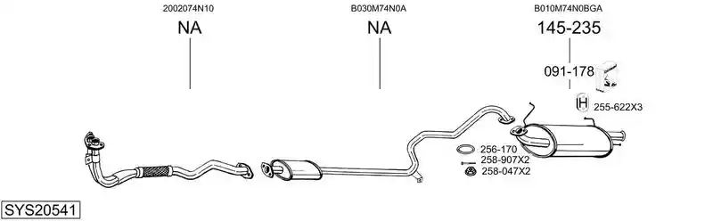 BOSAL SYS20541
