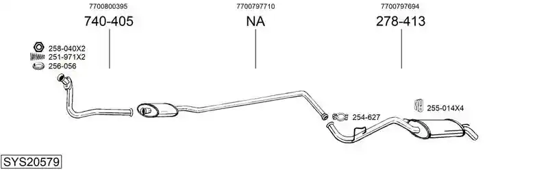 BOSAL SYS20579