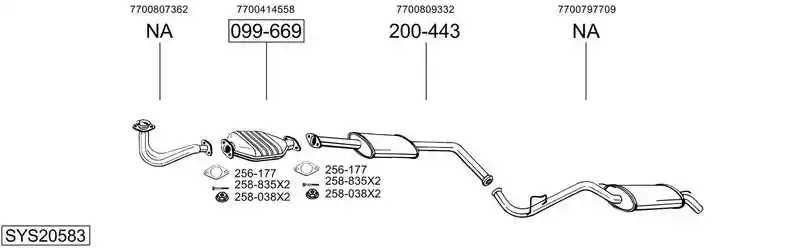 BOSAL SYS20583