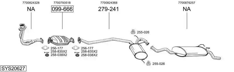 BOSAL SYS20627