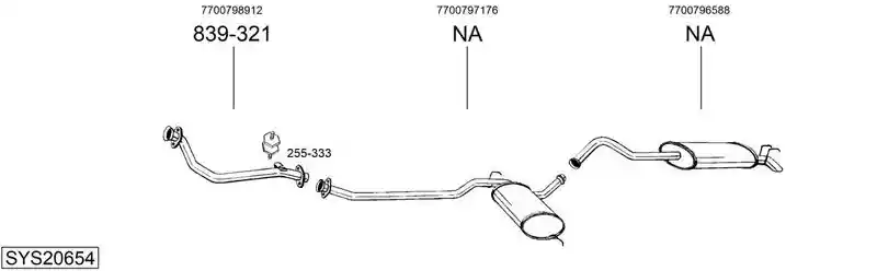 BOSAL SYS20654