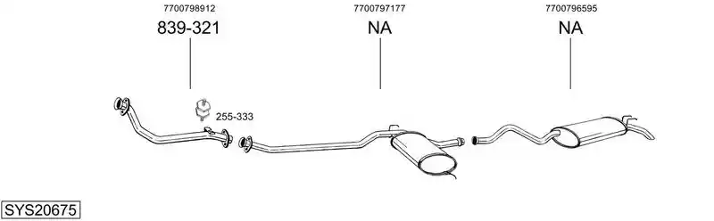 BOSAL SYS20675