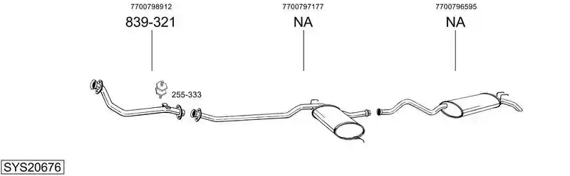 BOSAL SYS20676