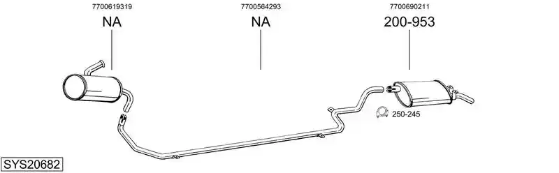 BOSAL SYS20682