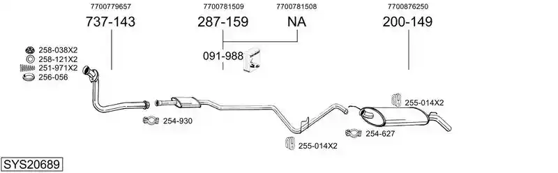BOSAL SYS20689