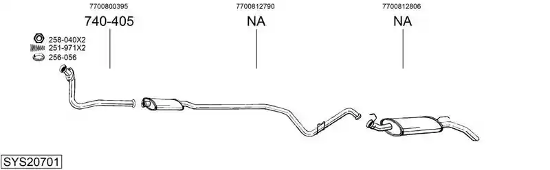 BOSAL SYS20701