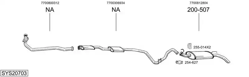 BOSAL SYS20703