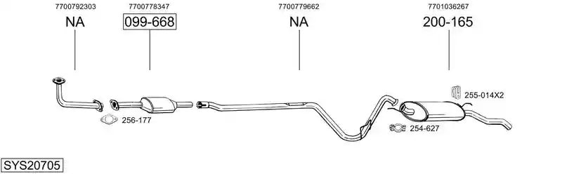 BOSAL SYS20705
