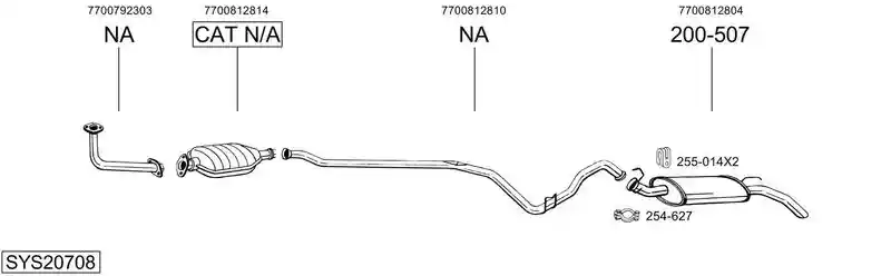 BOSAL SYS20708