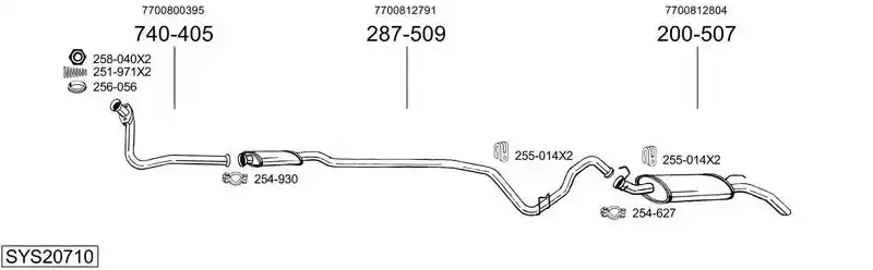 BOSAL SYS20710