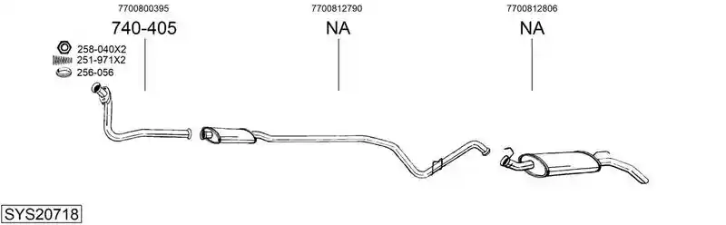BOSAL SYS20718