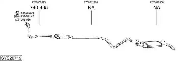 BOSAL SYS20719