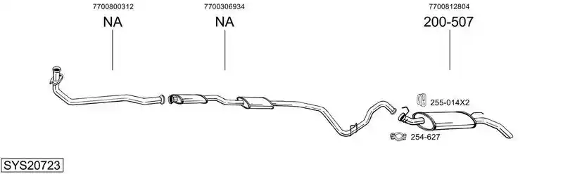 BOSAL SYS20723