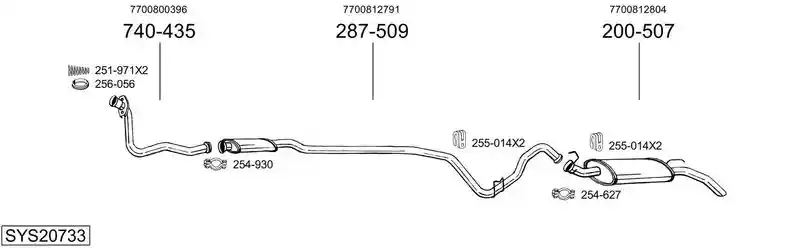 BOSAL SYS20733
