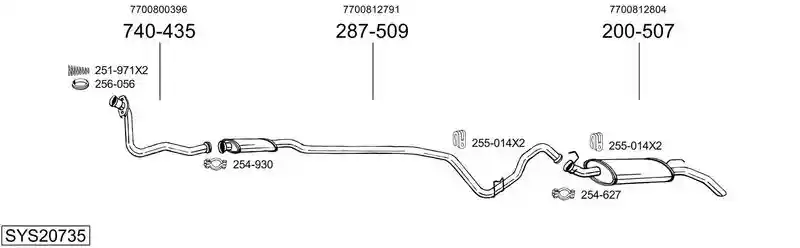 BOSAL SYS20735