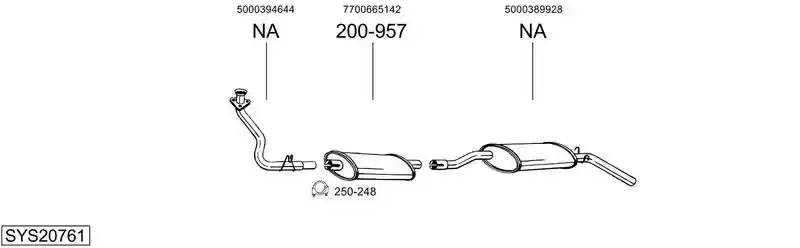 BOSAL SYS20761