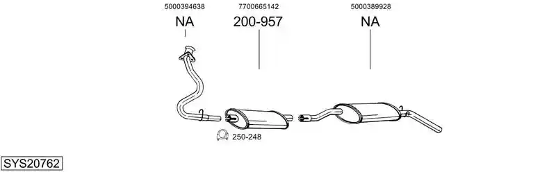 BOSAL SYS20762