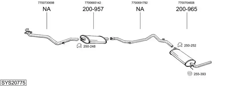 BOSAL SYS20775