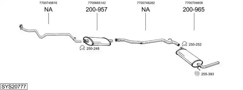 BOSAL SYS20777