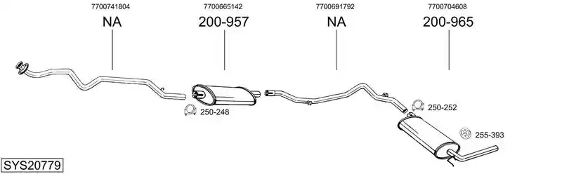 BOSAL SYS20779