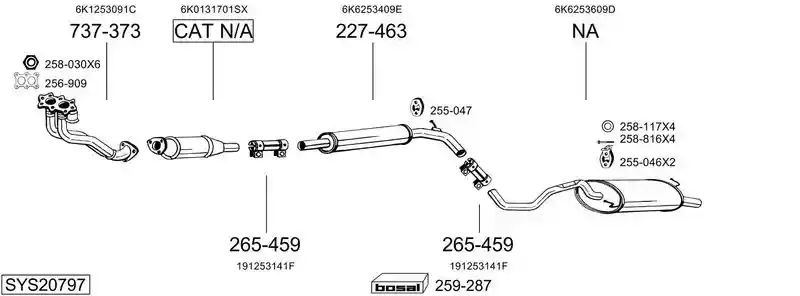 BOSAL SYS20797
