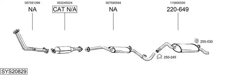 BOSAL SYS20829