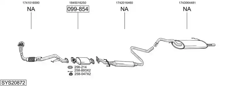 BOSAL SYS20872