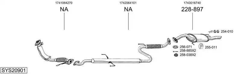 BOSAL SYS20901