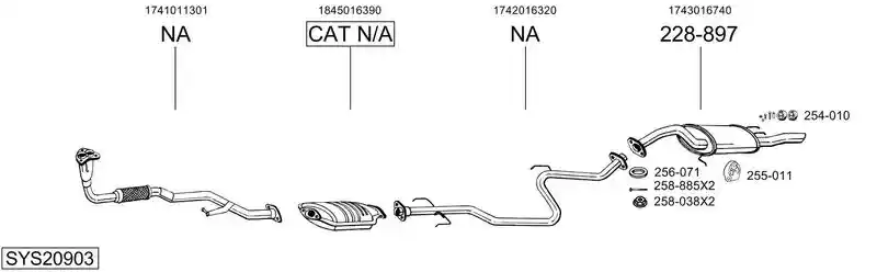 BOSAL SYS20903