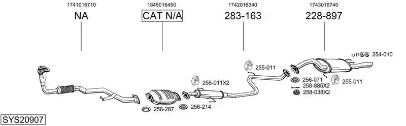 BOSAL SYS20907