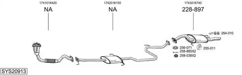 BOSAL SYS20913