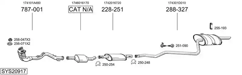 BOSAL SYS20917