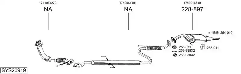 BOSAL SYS20919