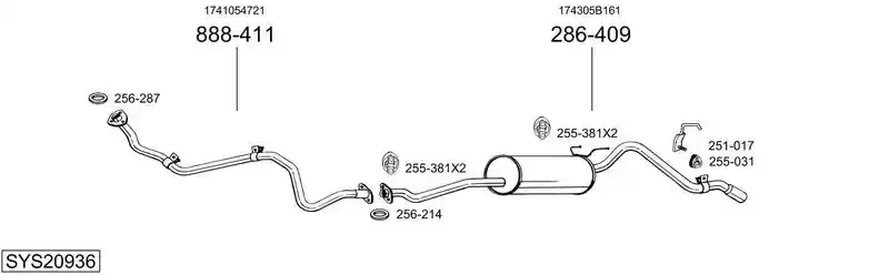 BOSAL SYS20936